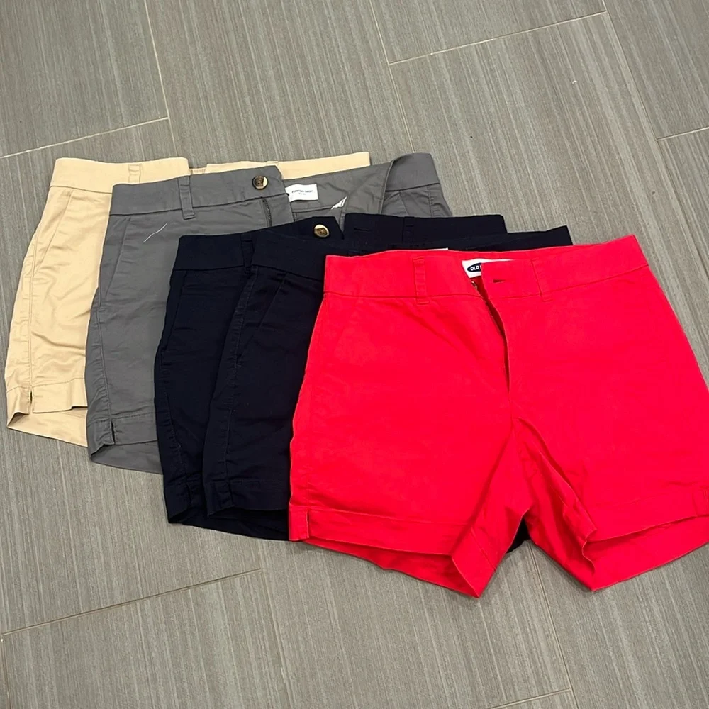 Old Navy Everyday mid-rise shorts (5 pairs) - Picture 1 of 1